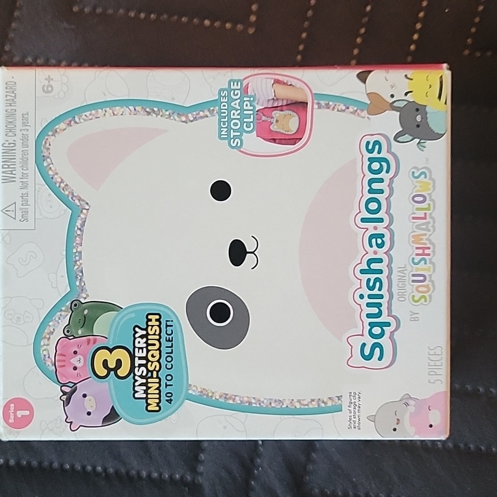Squishmallows Squish-a-longs Mini-Squish Set with Storage Clip